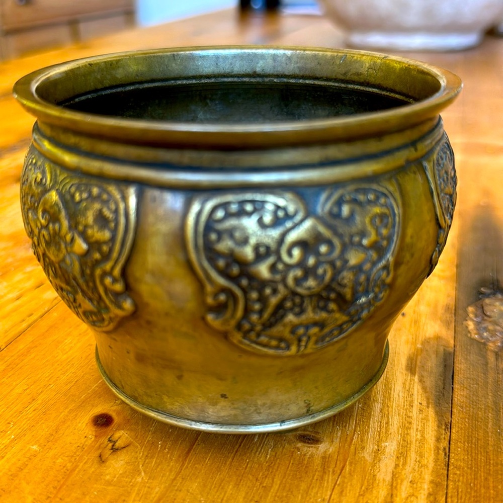 Fine Antique Chinese Tripod Bronze Incense Burner Censer
